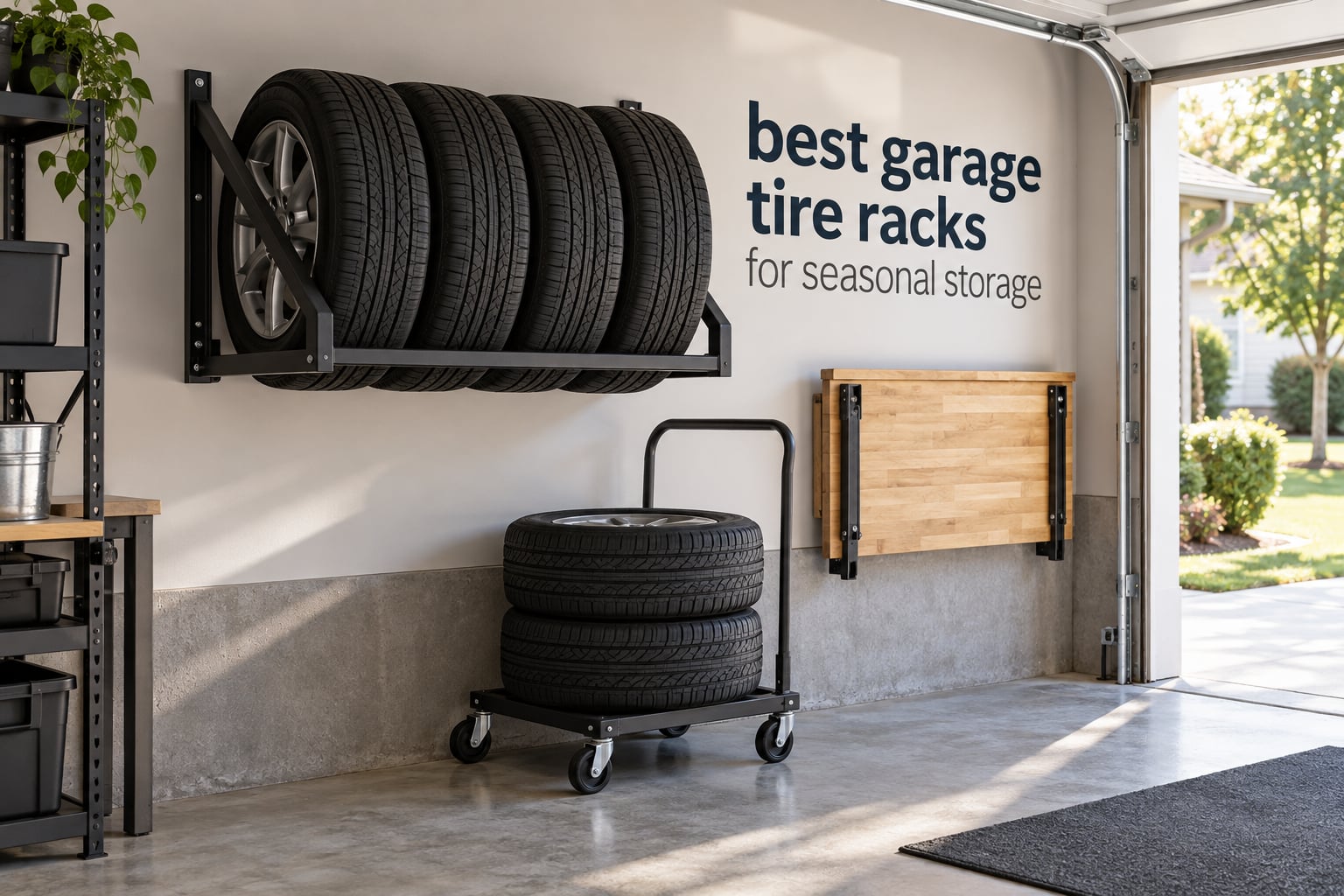 best garage tire racks for seasonal storage