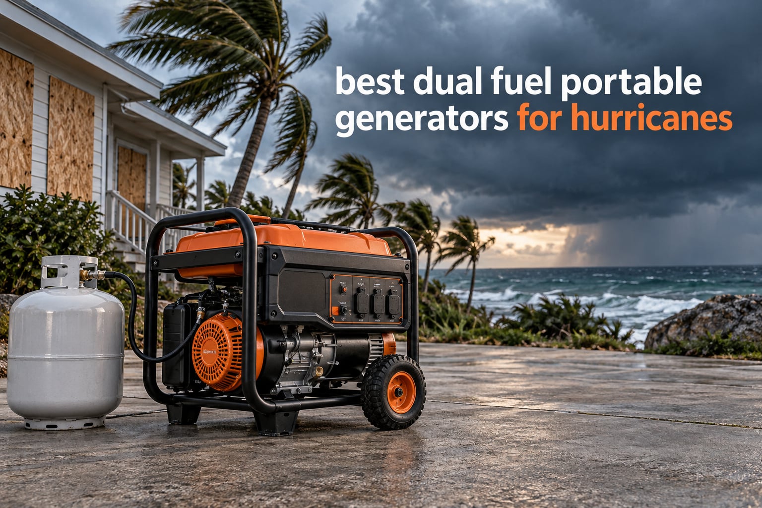 best dual fuel portable generators for hurricanes
