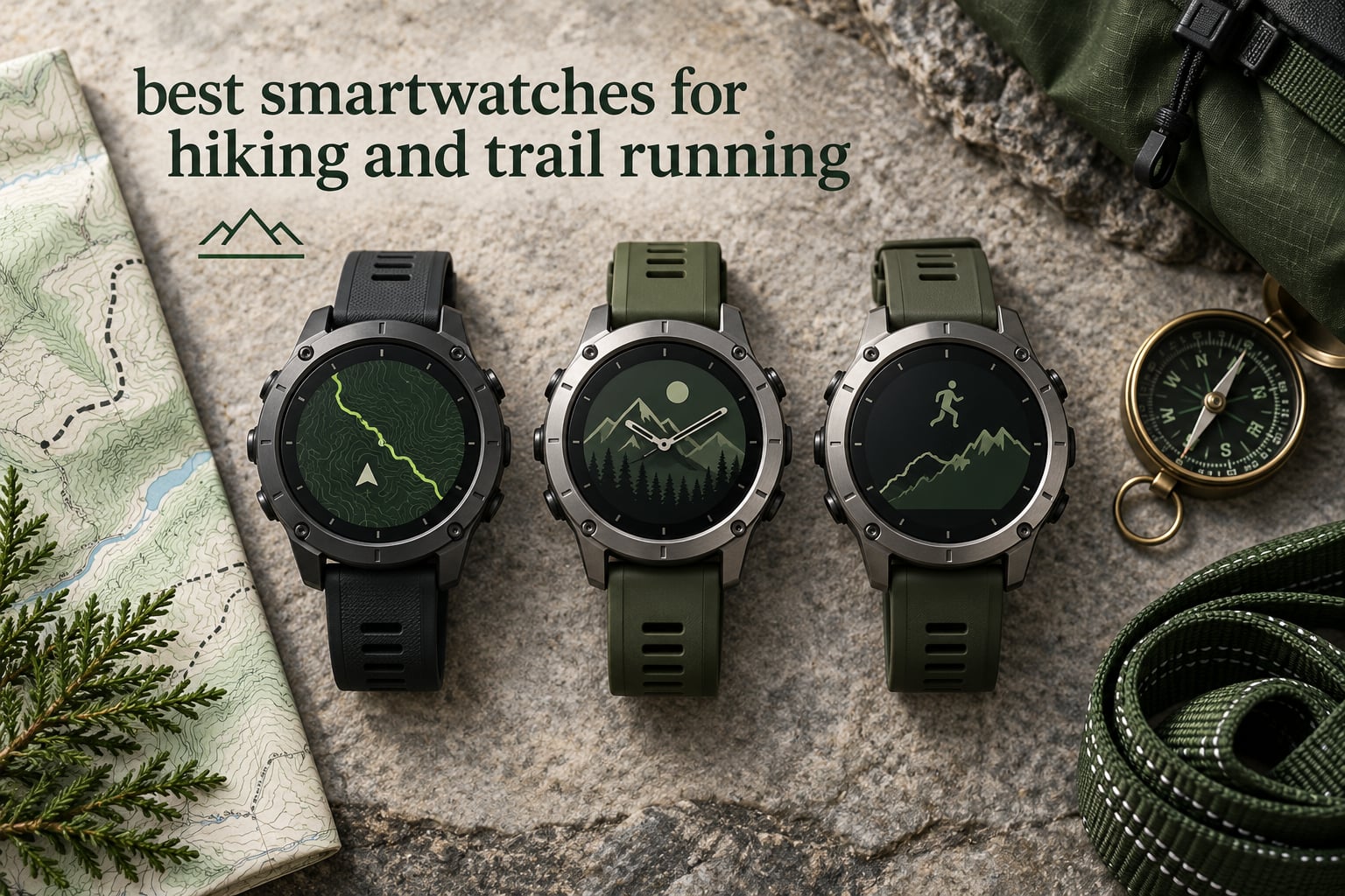 best smartwatches for hiking and trail running