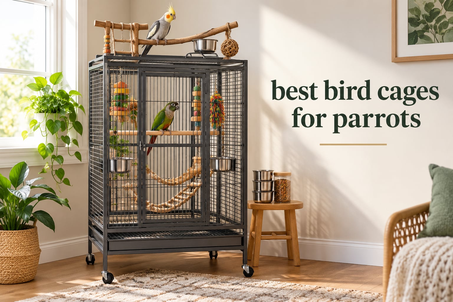 best bird cages for parrots