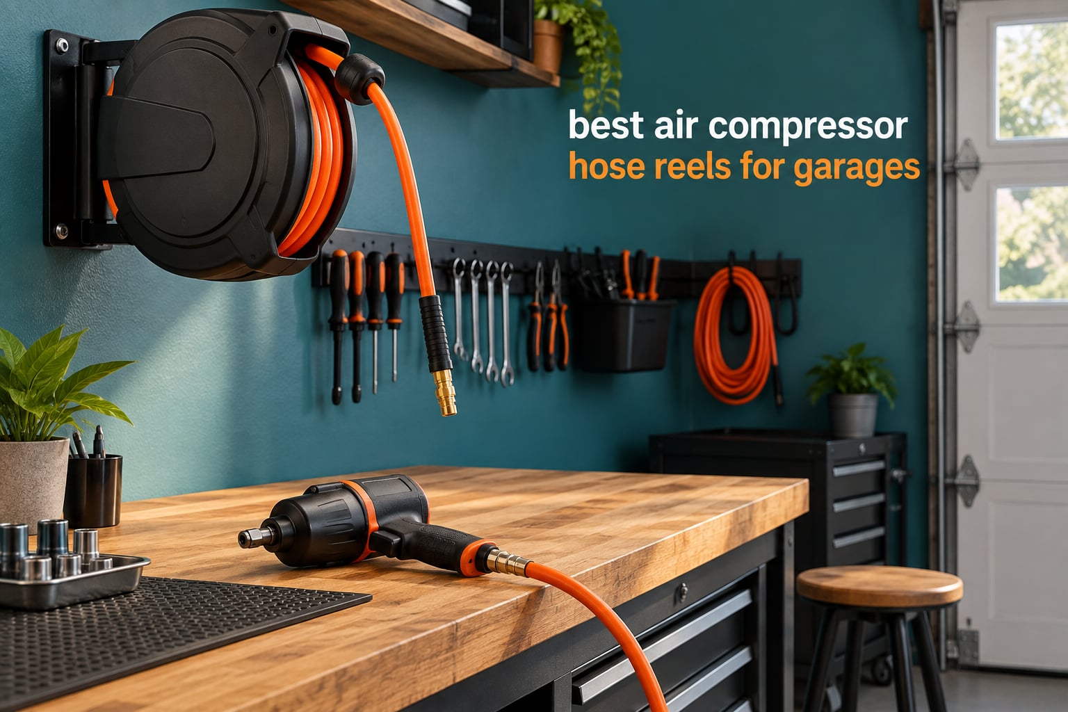 best air compressor hose reels for garages