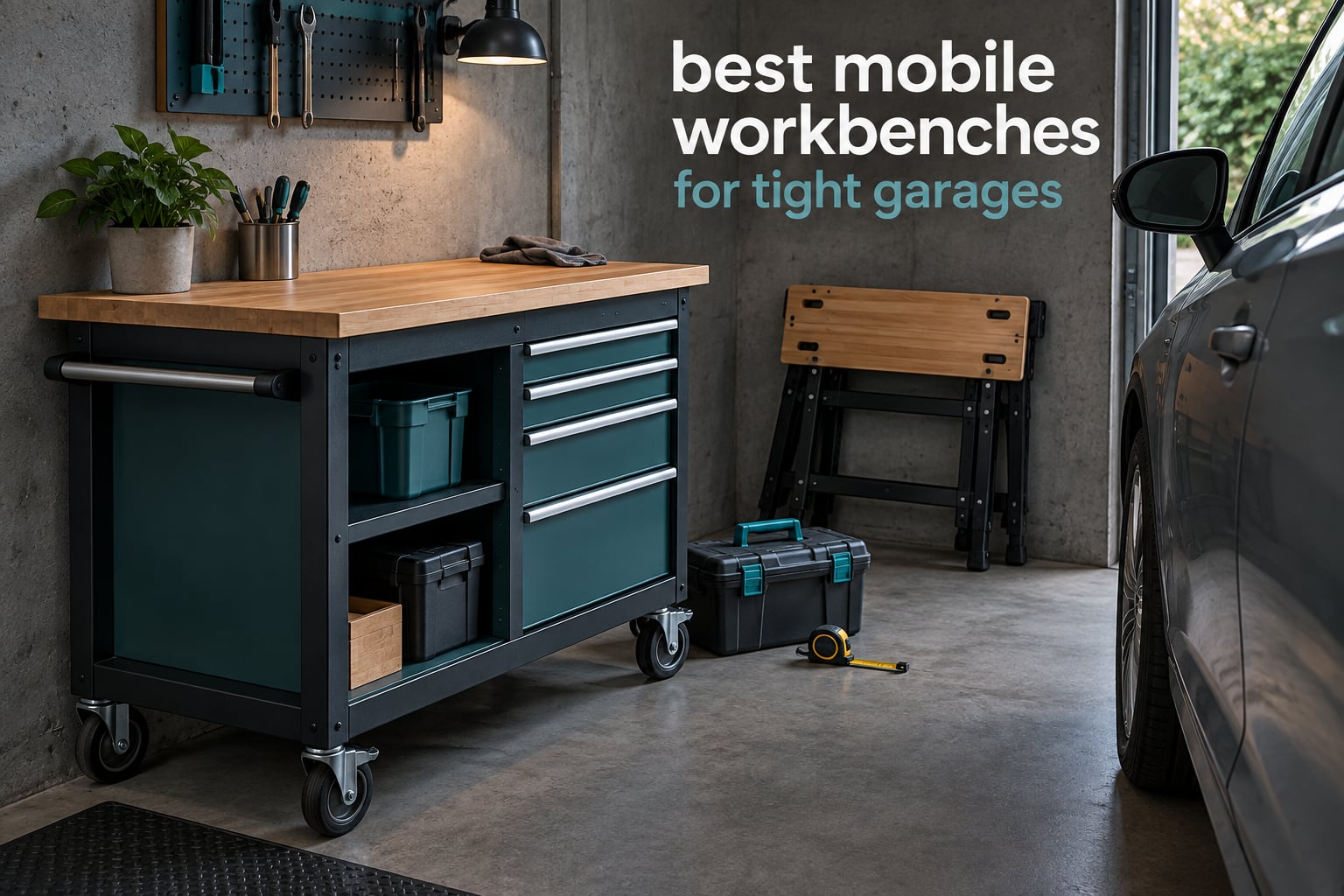 best mobile workbenches for tight garages