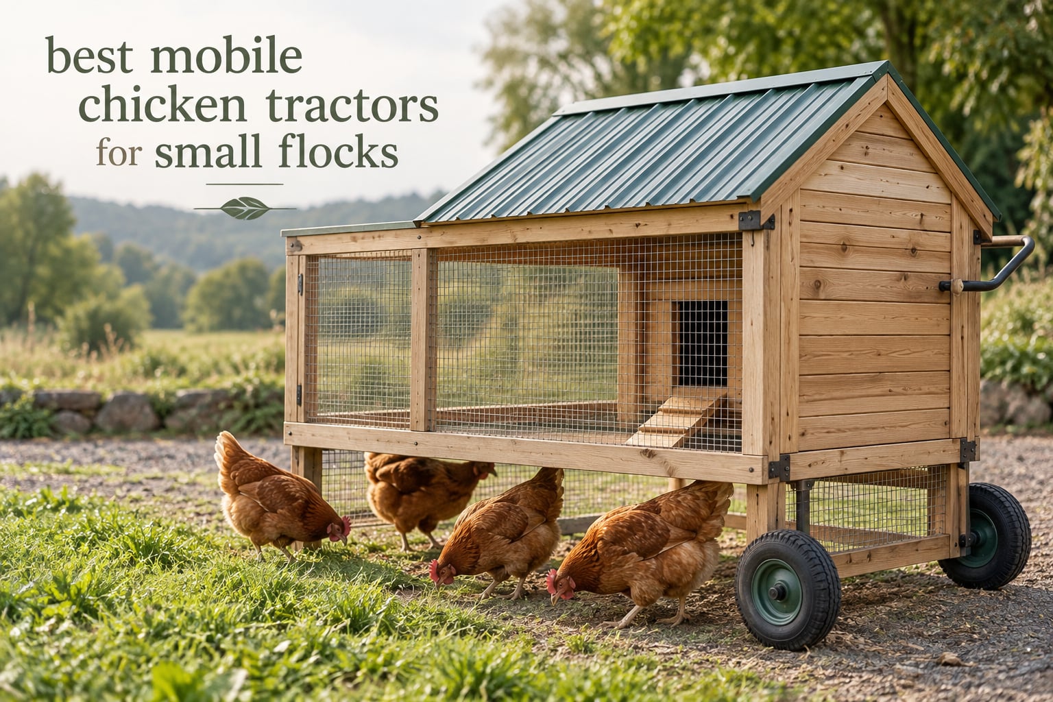 best mobile chicken tractors for small flocks