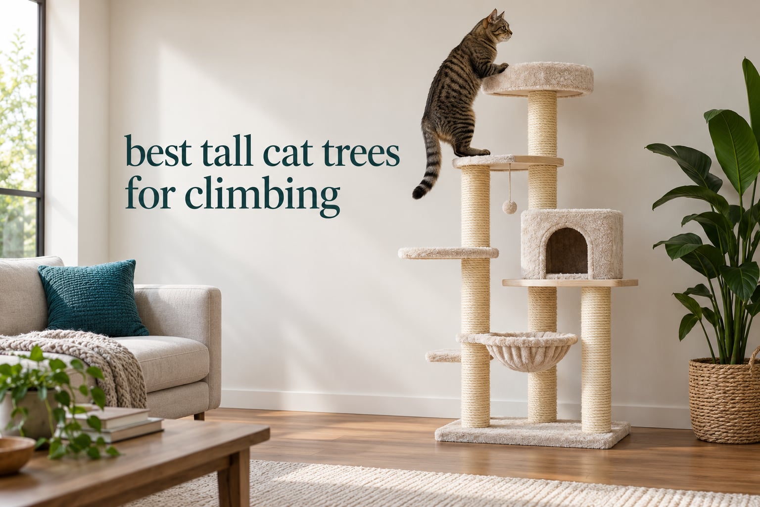 best tall cat trees for climbing