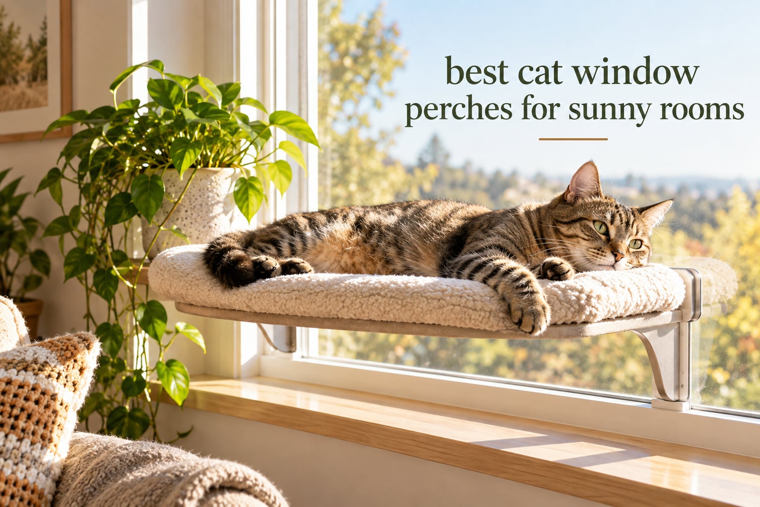 best cat window perches for sunny rooms