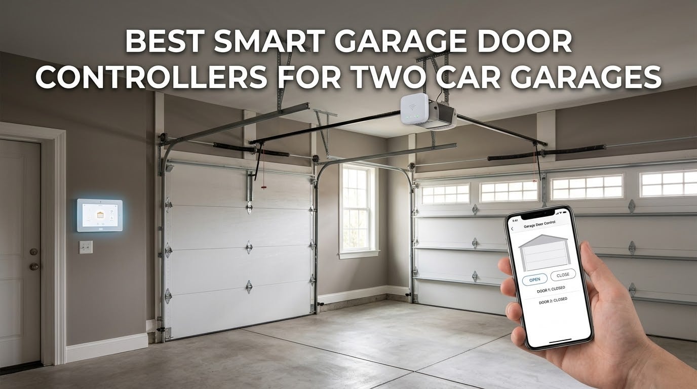 best smart garage door controllers for two car garages
