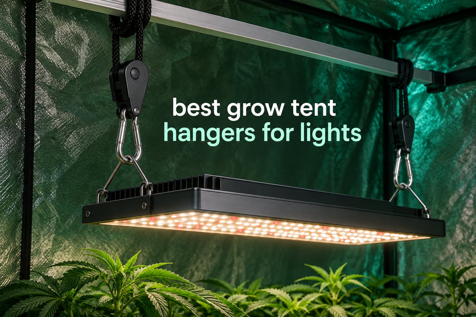 best grow tent hangers for lights