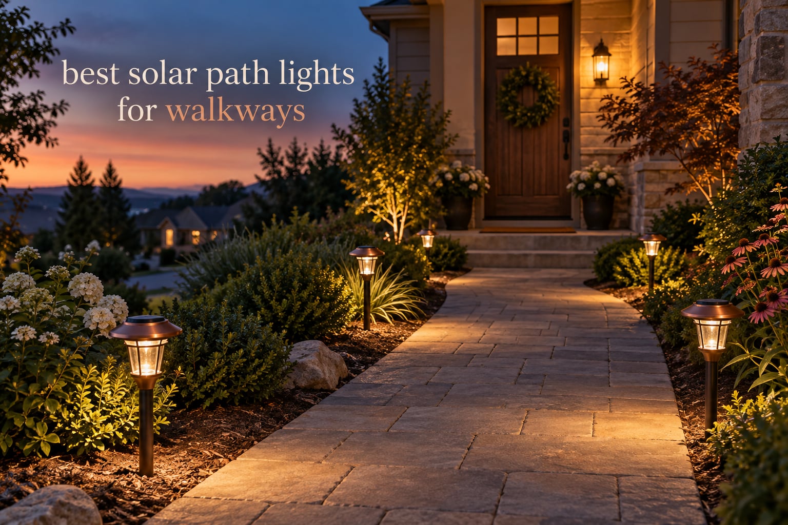 best solar path lights for walkways
