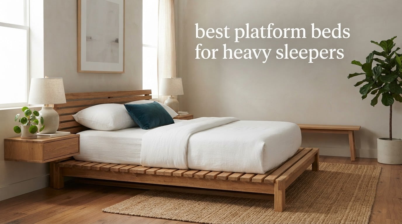 best platform beds for heavy sleepers