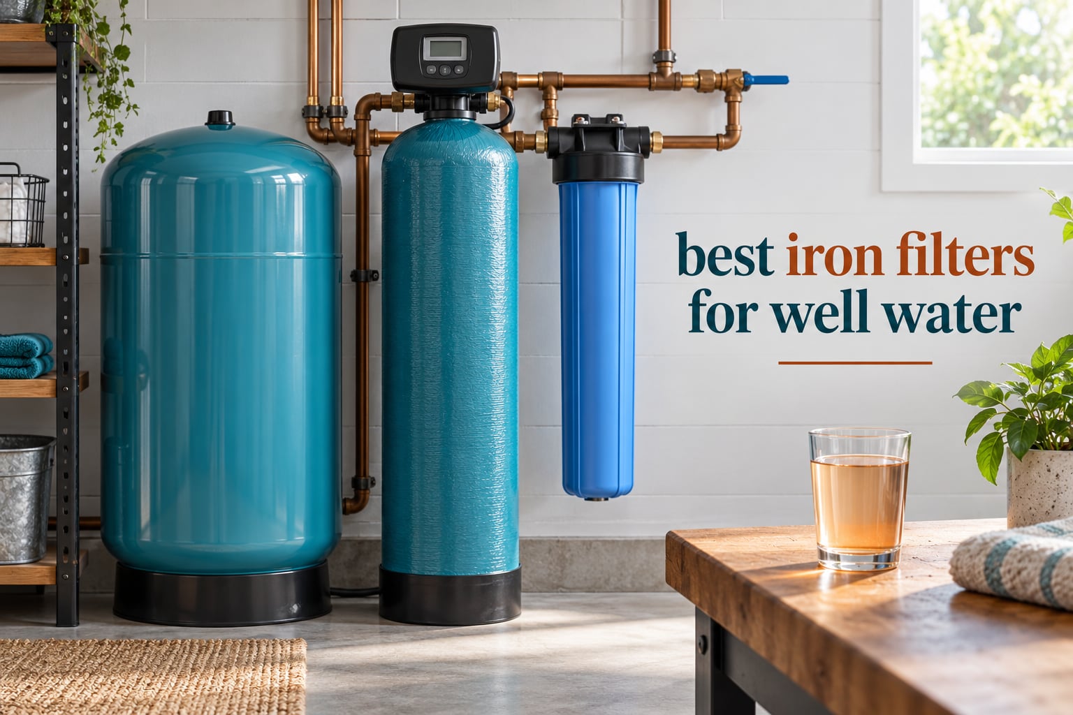 best iron filters for well water