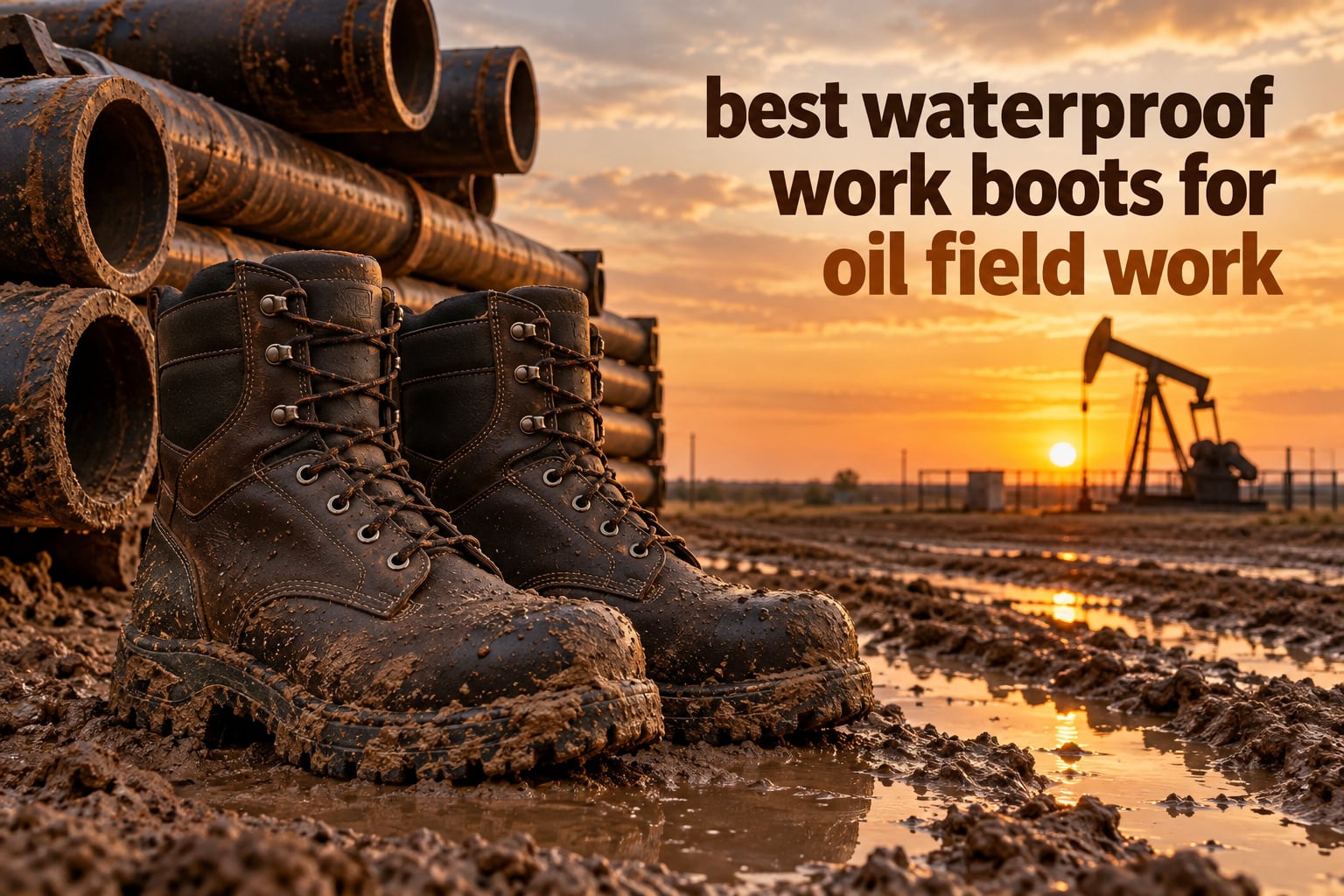 best waterproof work boots for oil field work