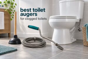 best toilet augers for clogged toilets