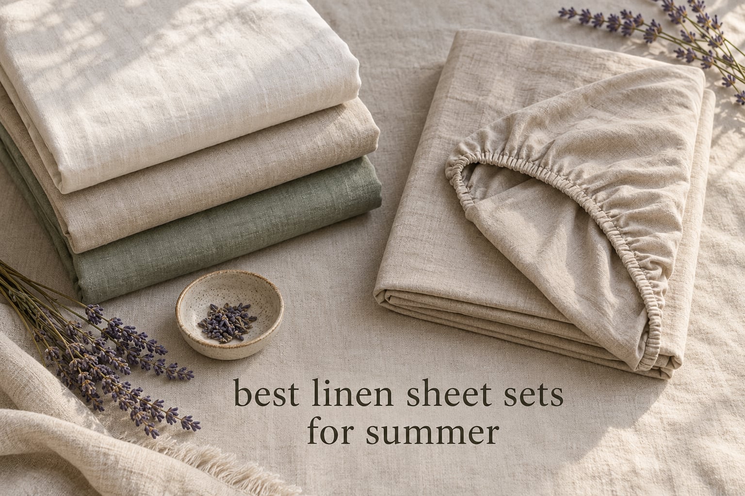 best linen sheet sets for summer