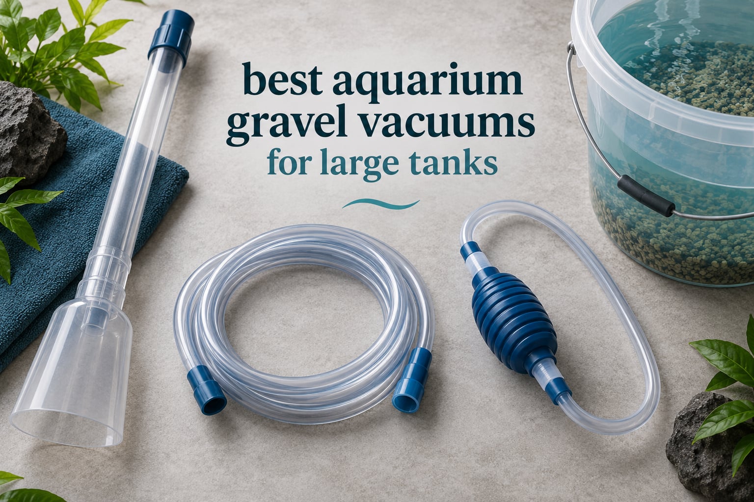 best aquarium gravel vacuums for large tanks
