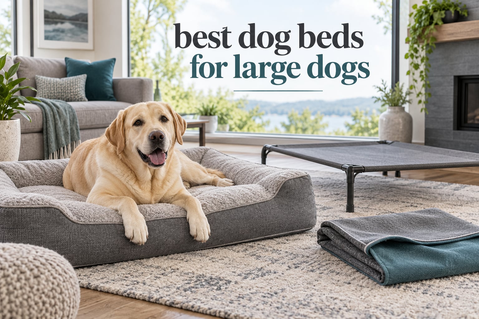 best dog beds for large dogs
