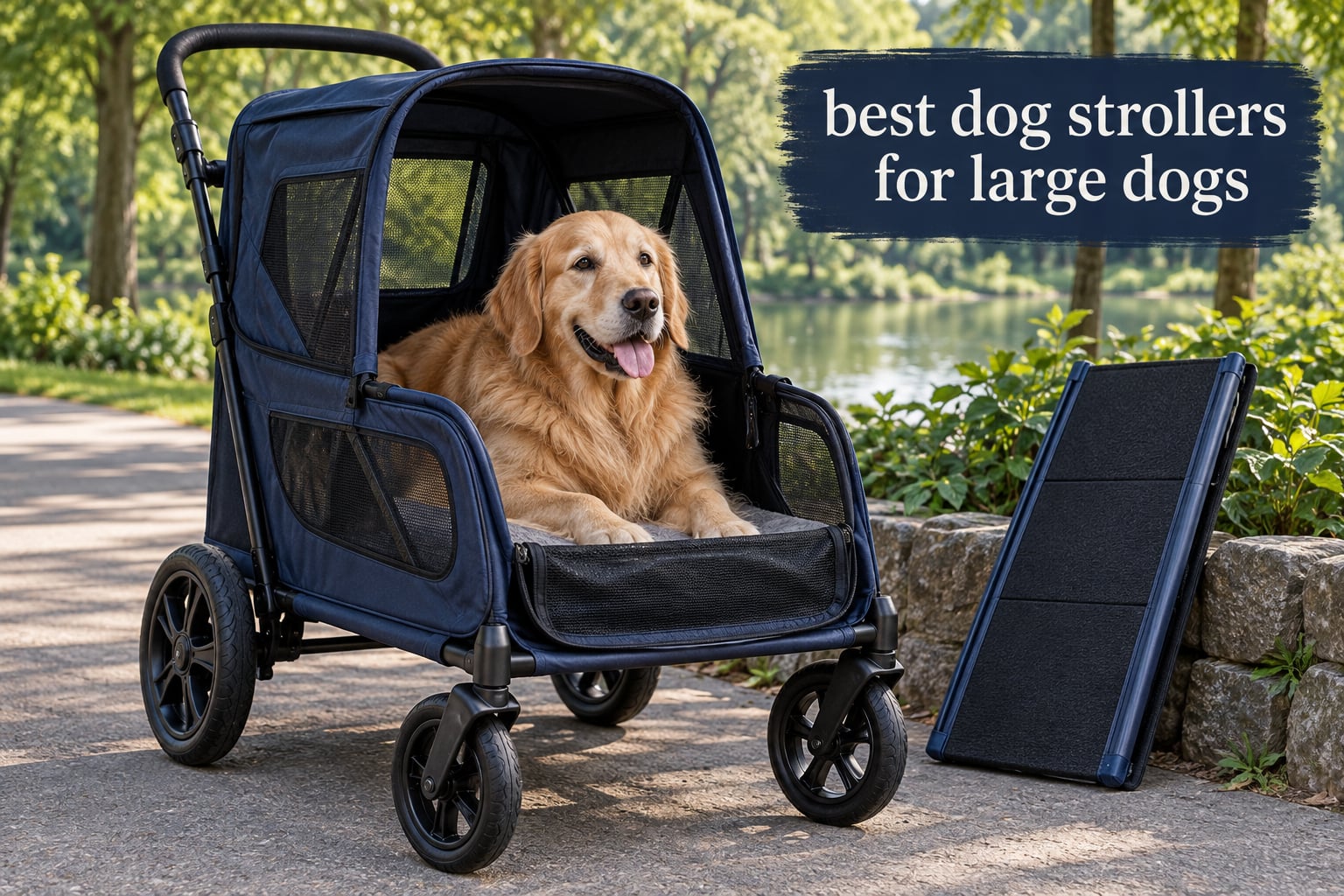 best dog strollers for large dogs