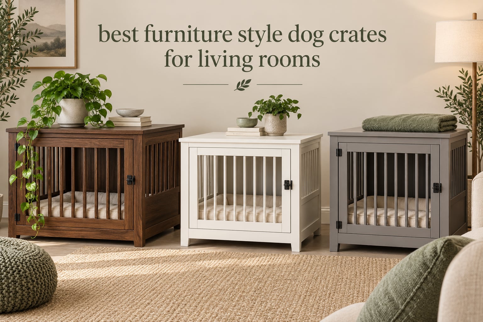 best furniture style dog crates for living rooms