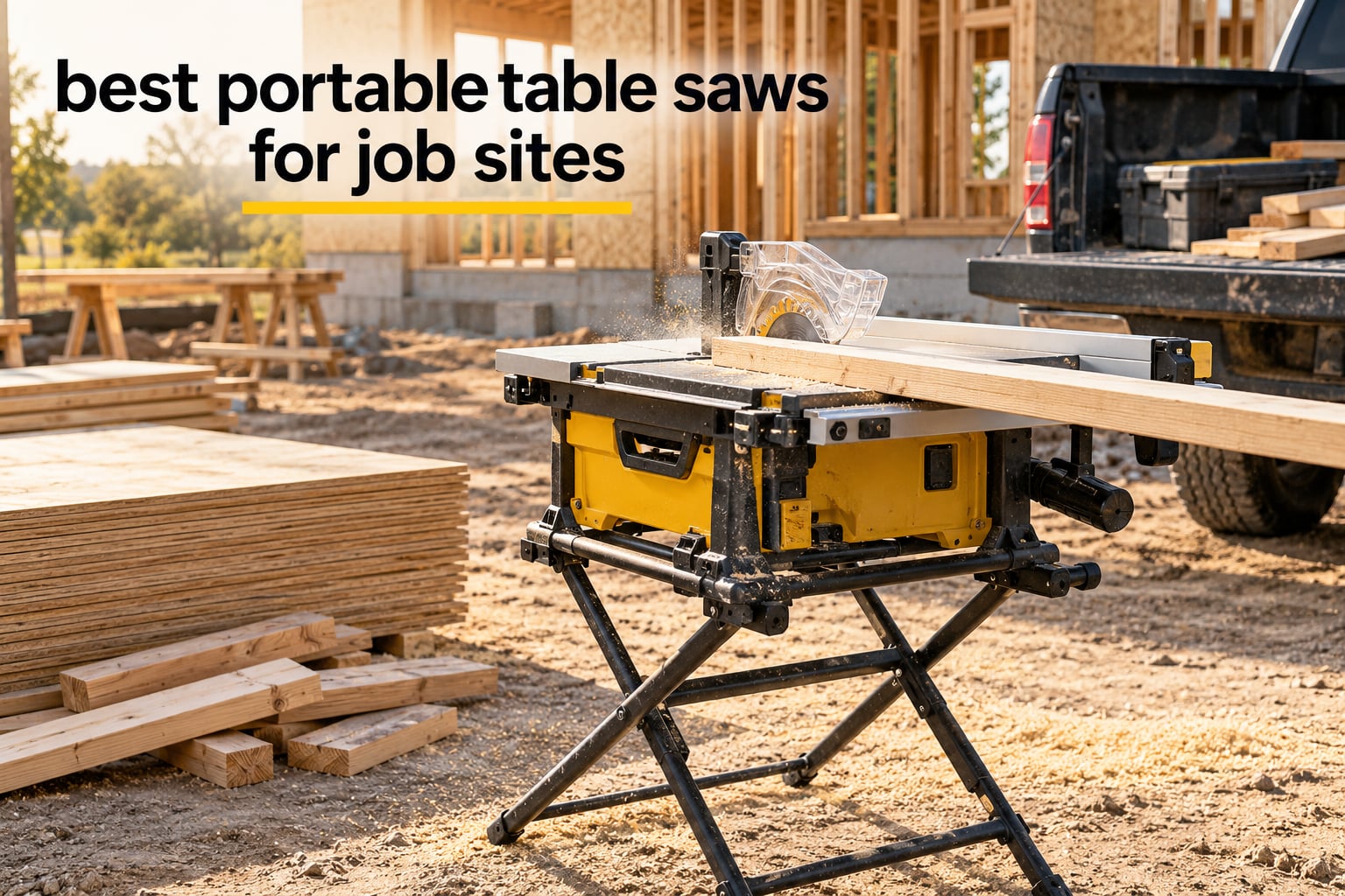 best portable table saws for job sites