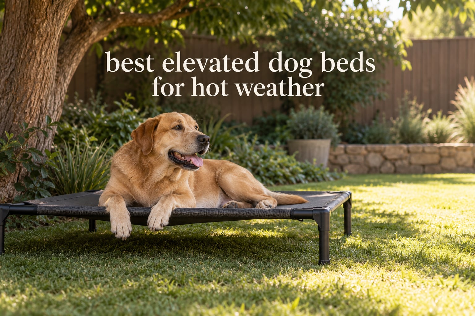 best elevated dog beds for hot weather