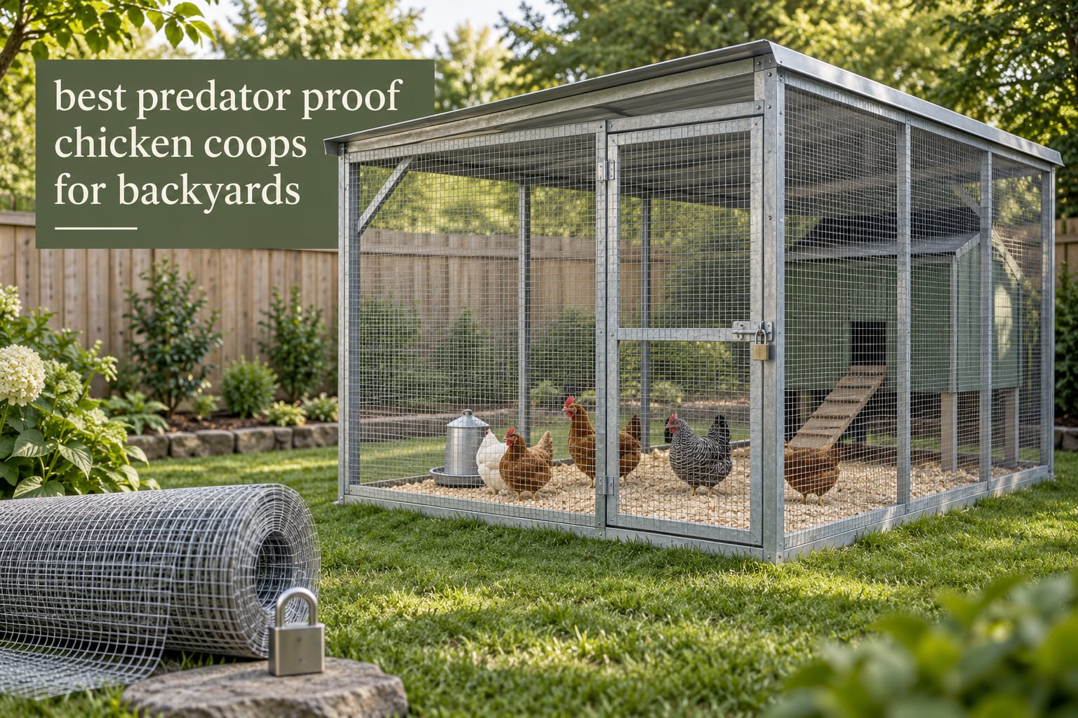 best predator proof chicken coops for backyards