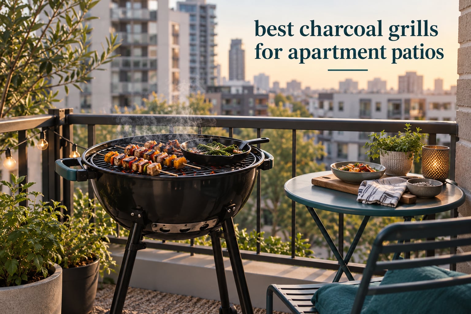 best charcoal grills for apartment patios