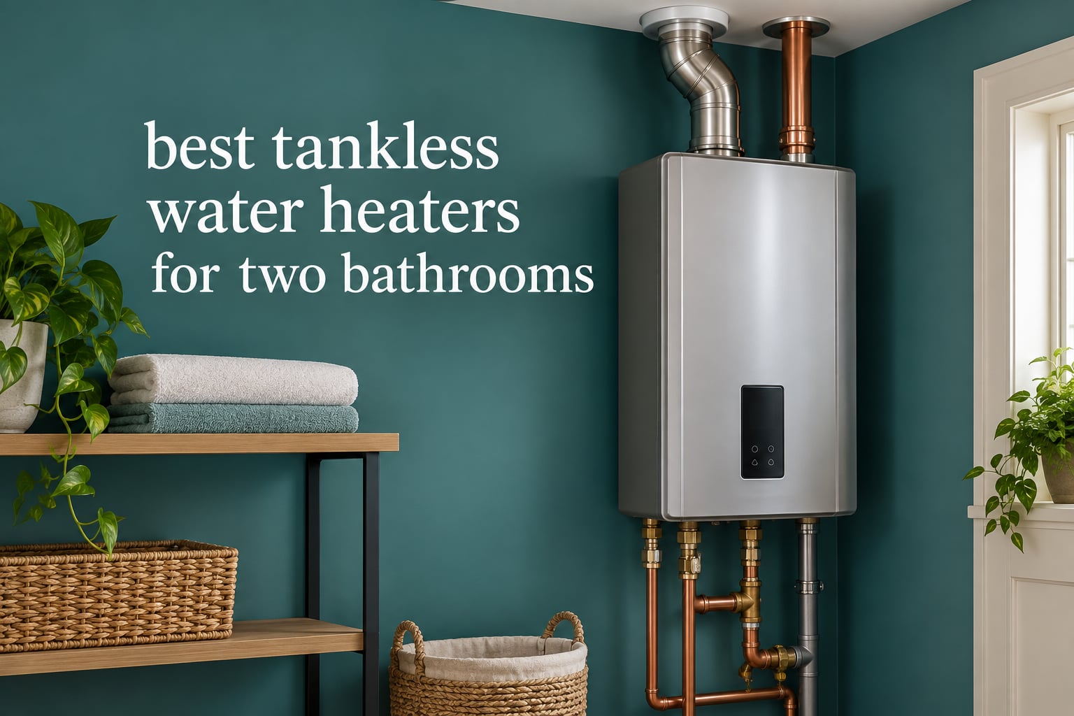 best tankless water heaters for two bathrooms