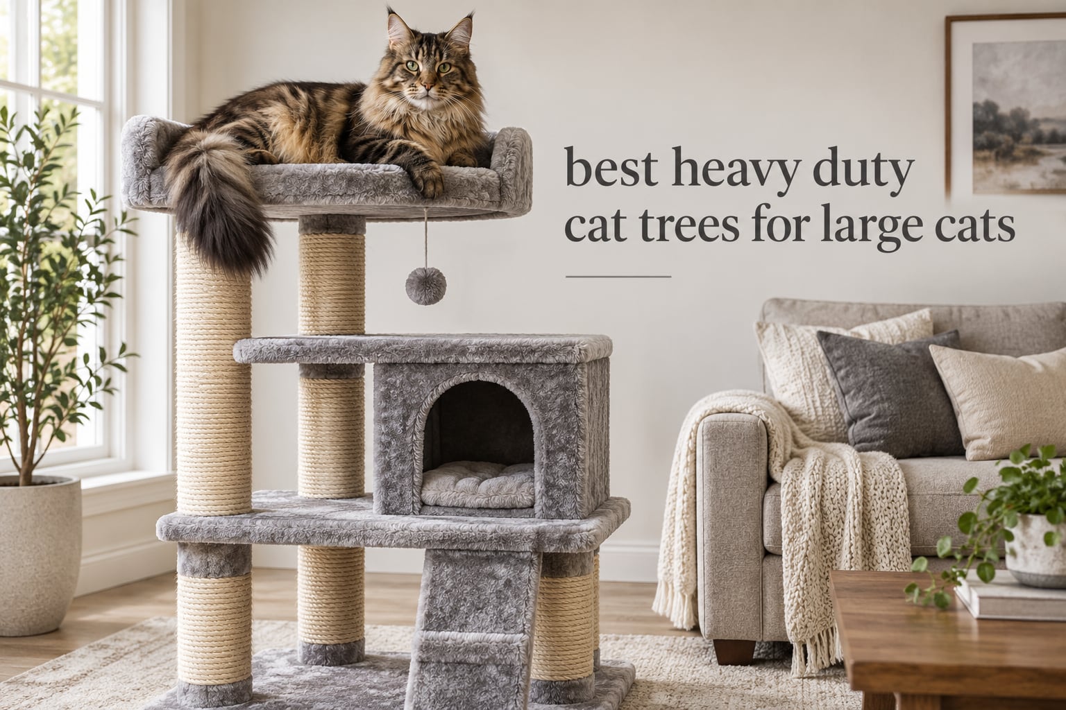 best heavy duty cat trees for large cats