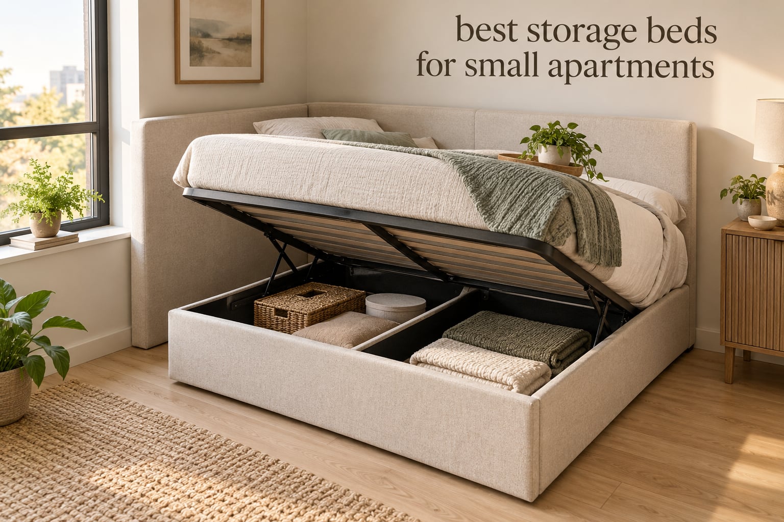 best storage beds for small apartments