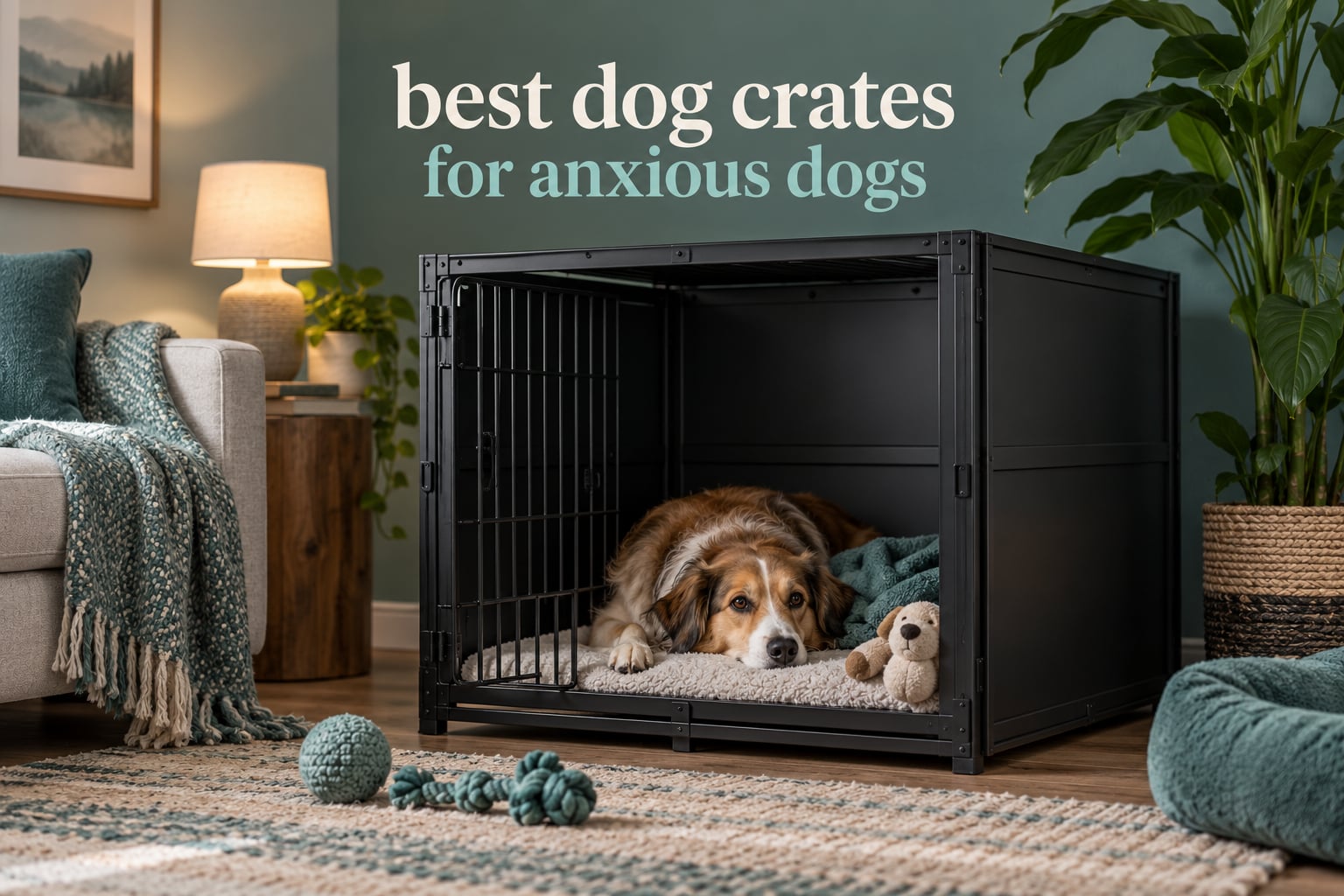 best dog crates for anxious dogs