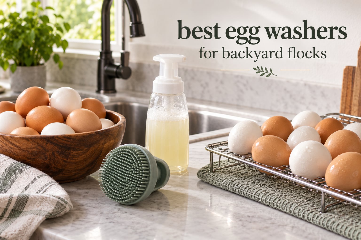best egg washers for backyard flocks