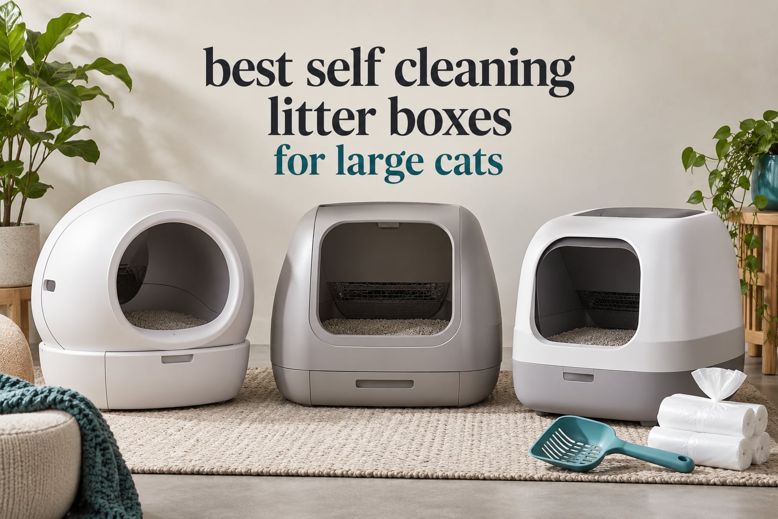 best self cleaning litter boxes for large cats